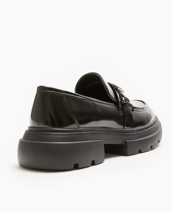 Mocassins semelles chunky noir - Pimkie