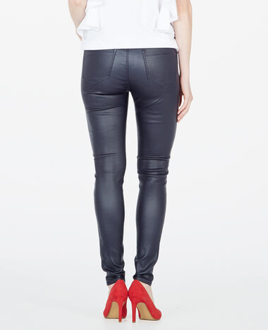 Skinny 7/8 enduit bleu marine - Pimkie
