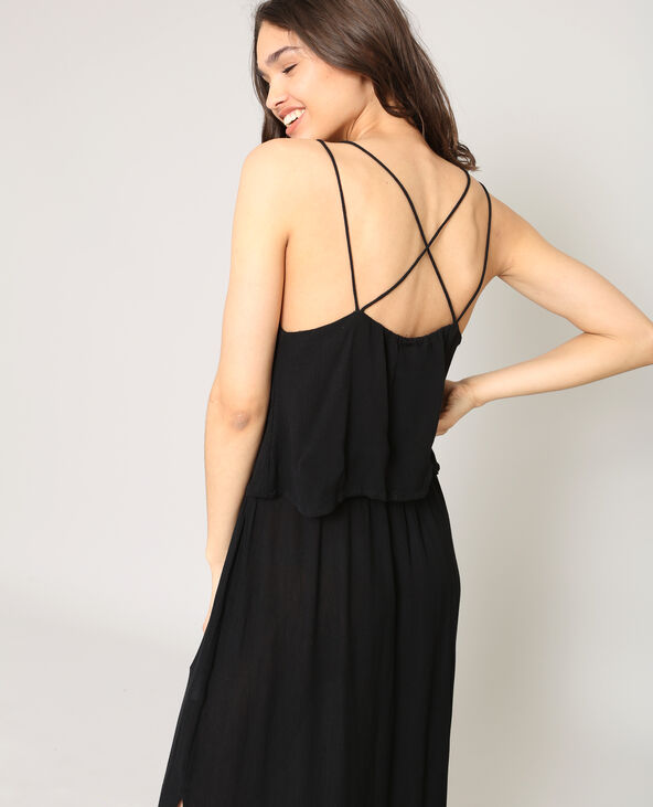 Robe longue noir - Pimkie