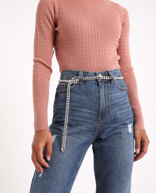 Ceinture chaine argenté - Pimkie
