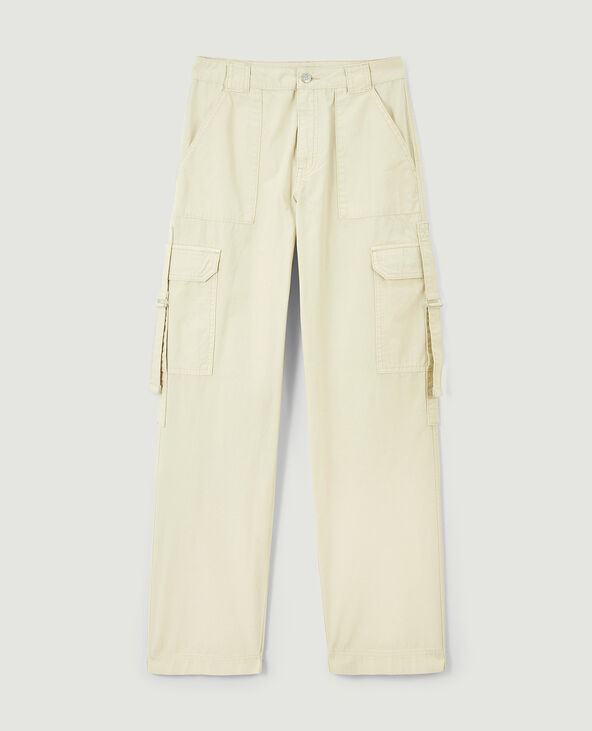 Pantalon cargo avec sangles sable - Pimkie