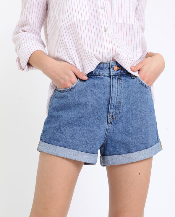 Short en jean high waist