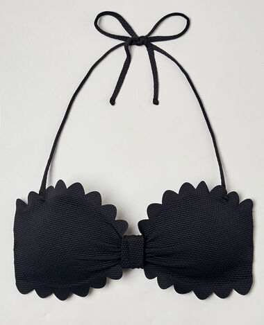 Bandeau pétales noir - Pimkie