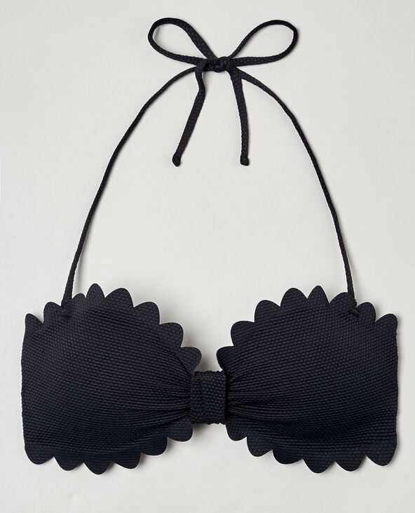 Bandeau pétales noir - Pimkie