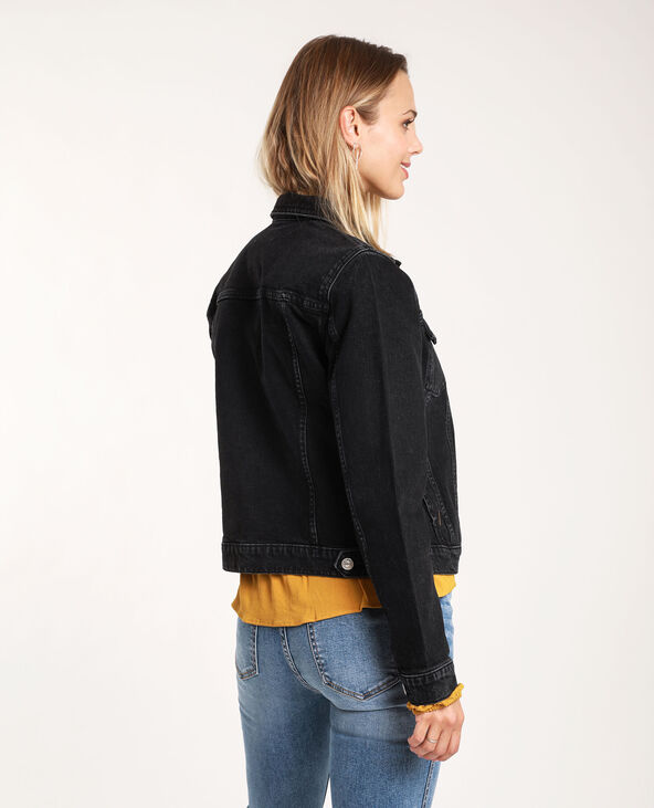 Veste en jean noir sale pimkie