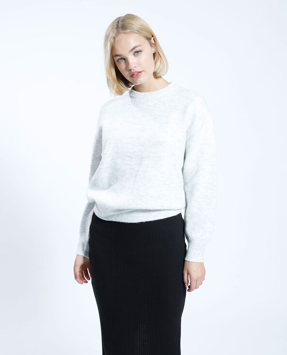 Pull basique gris clair - Pimkie