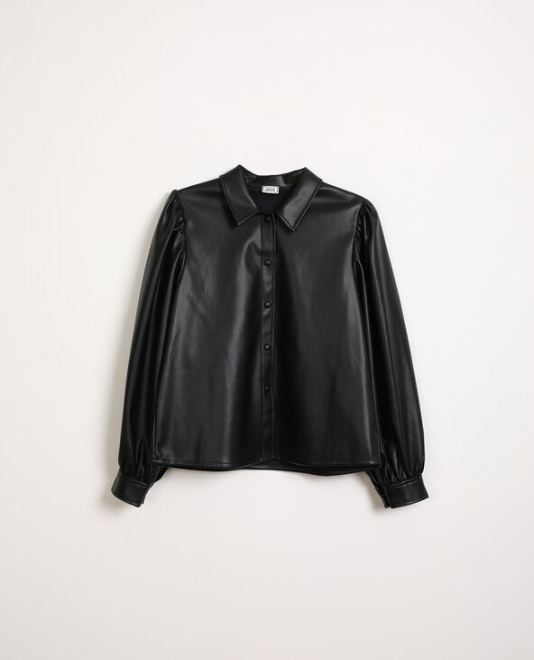 Chemise simili cuir femme zara 2025