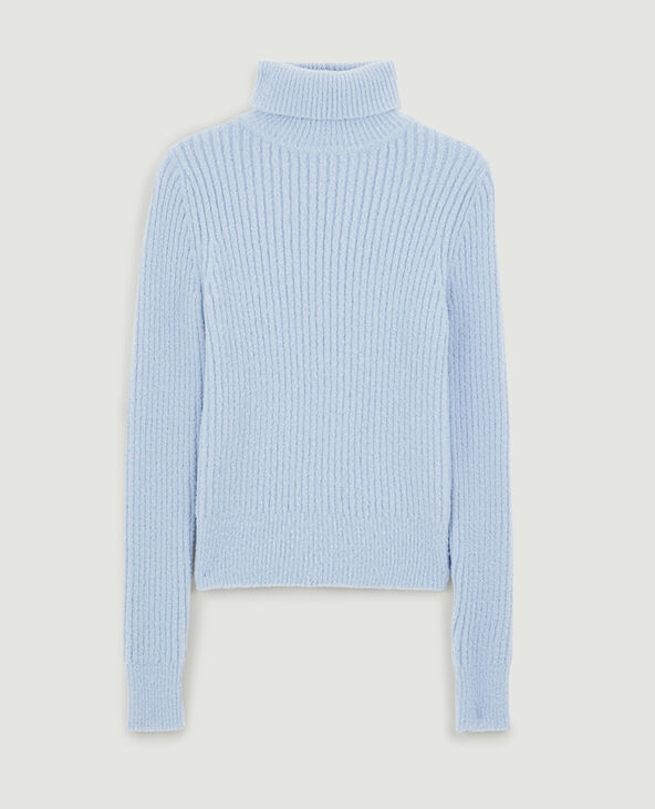 Pull col roulé bleu - Pimkie