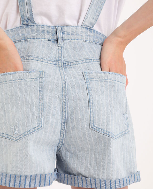 Salopette en jean Jean bleached - Pimkie