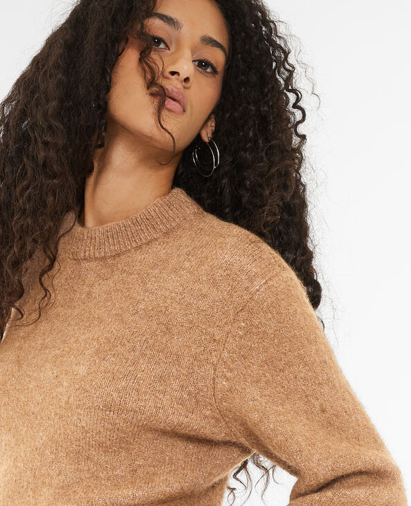 Pull en maille douce et chaude marron - Pimkie