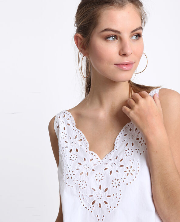 Debardeur broderie anglaise 2025