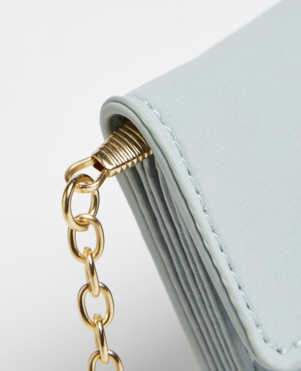 Porte-monnaie avec bandoulière bleu clair - Pimkie