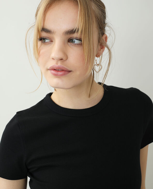 T-shirt basique noir - Pimkie