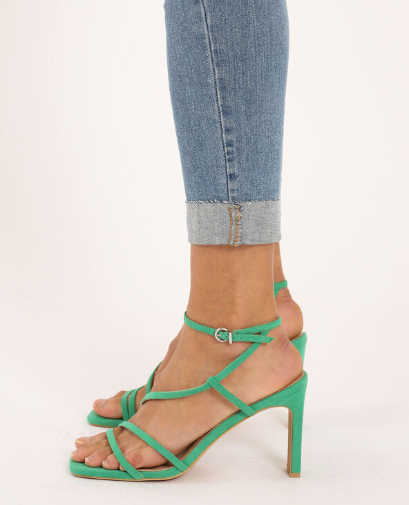 Sandales à talons vert - Pimkie