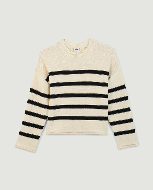 Pull marinière écru - Pimkie