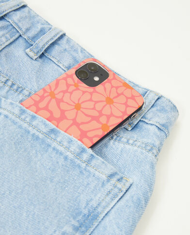 Coque iPhone Fleurs rose clair - Pimkie