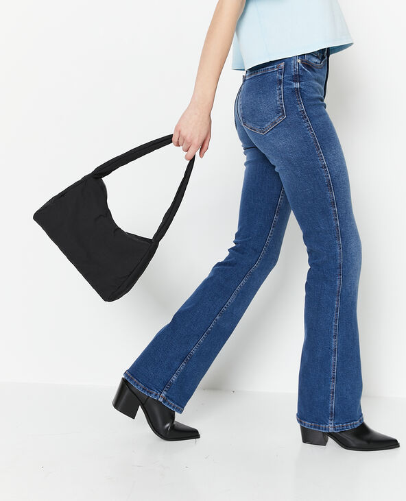 Sac porté épaule en nylon rembourré noir - Pimkie
