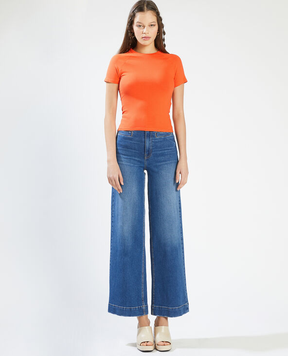 T-shirt basique orange - Pimkie