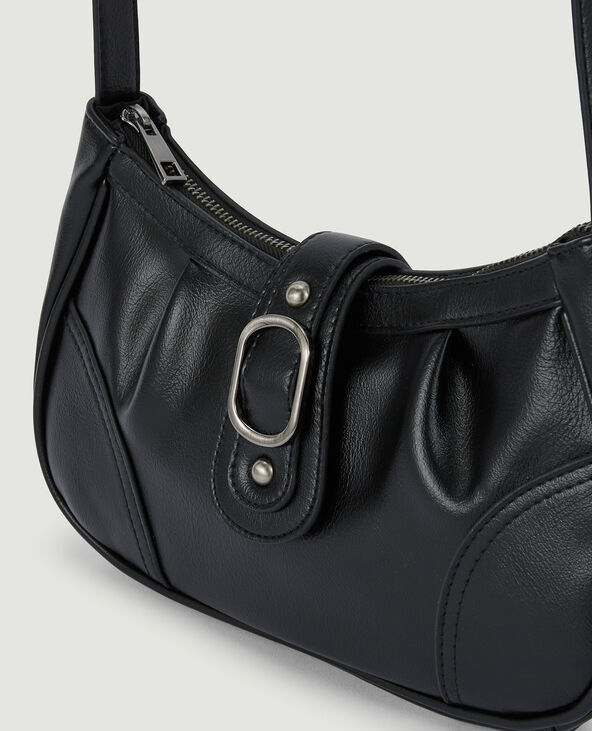 Sac baguette souple porté épaule noir - Pimkie