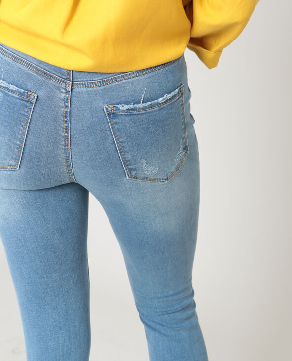 Jean skinny taille haute bleu - Pimkie