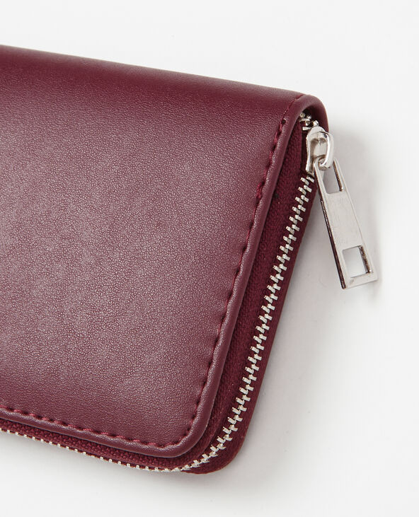 Portefeuille compagnon bordeaux - Pimkie