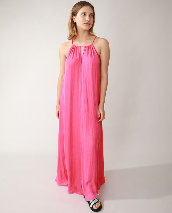 Robe longue rose fuchsia - Pimkie