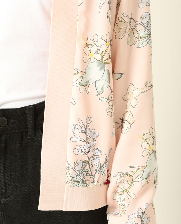Bomber fleuri rose clair - Pimkie