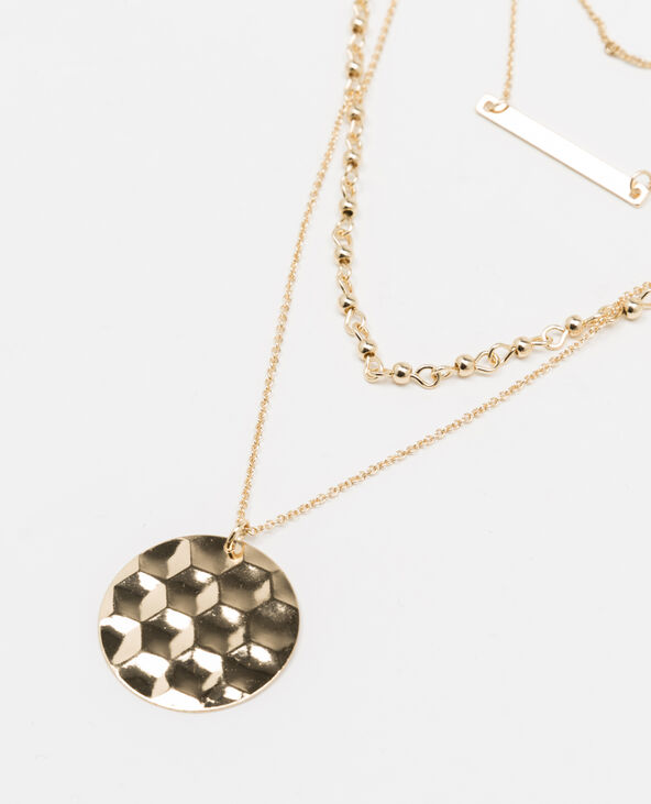 Collier multi-rangs doré - Pimkie