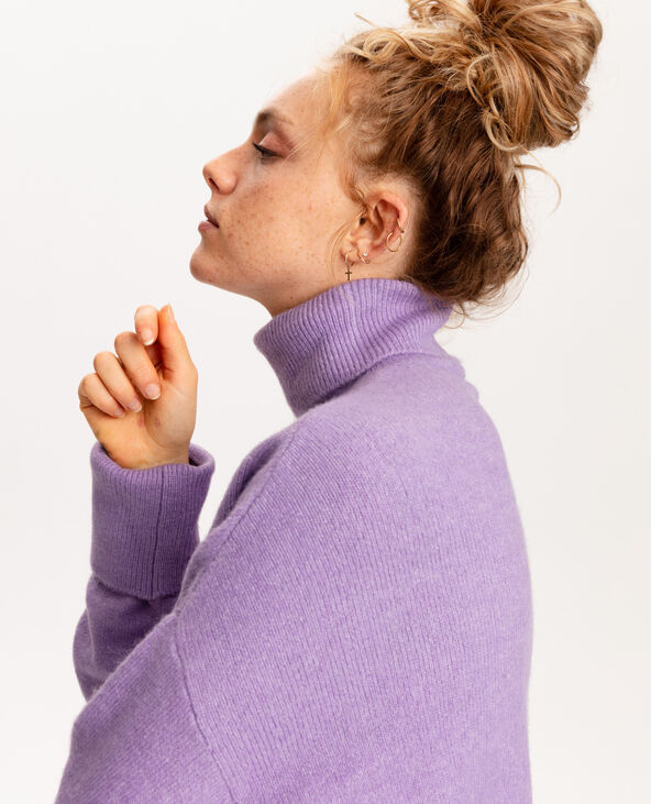Pull col roulé violet - Pimkie