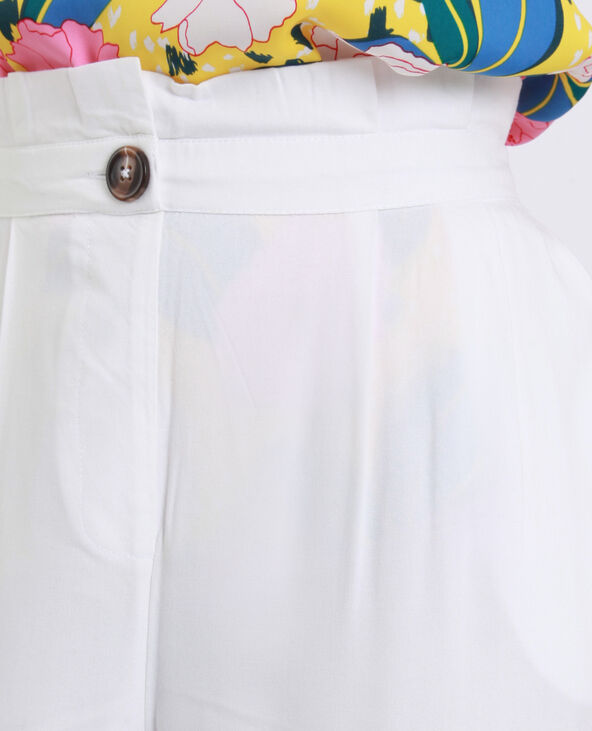 Pantalon carotte blanc - Pimkie