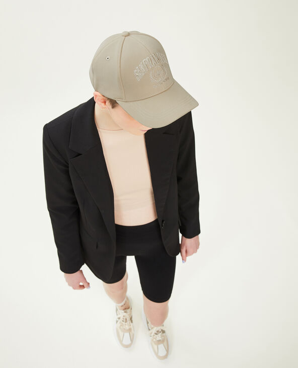 Casquette brodée beige - Pimkie
