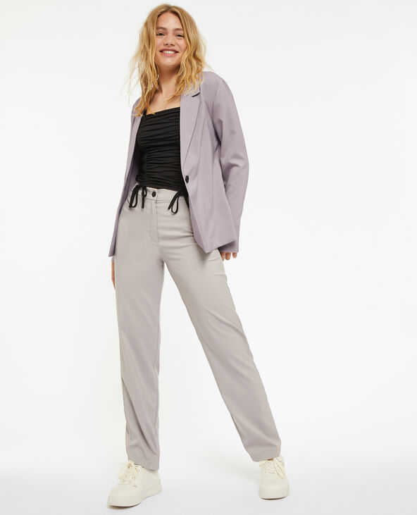 Veste blazer cintrée gris - Pimkie