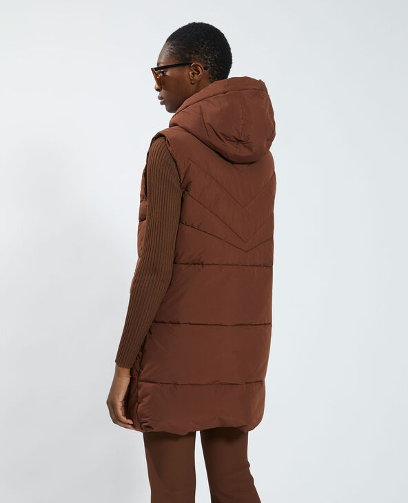 Doudoune matière 100% recyclée marron - Pimkie