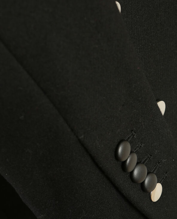 Manteau long officier noir - Pimkie