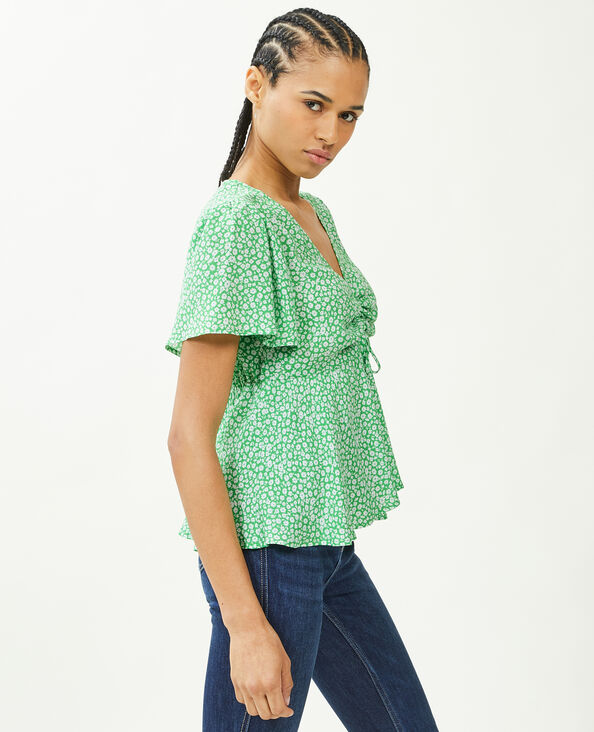 Top en tissu fluide noir - Pimkie
