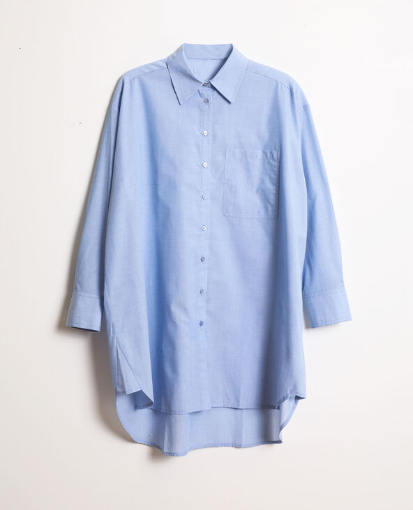 Chemise oversized bleu clair - Pimkie