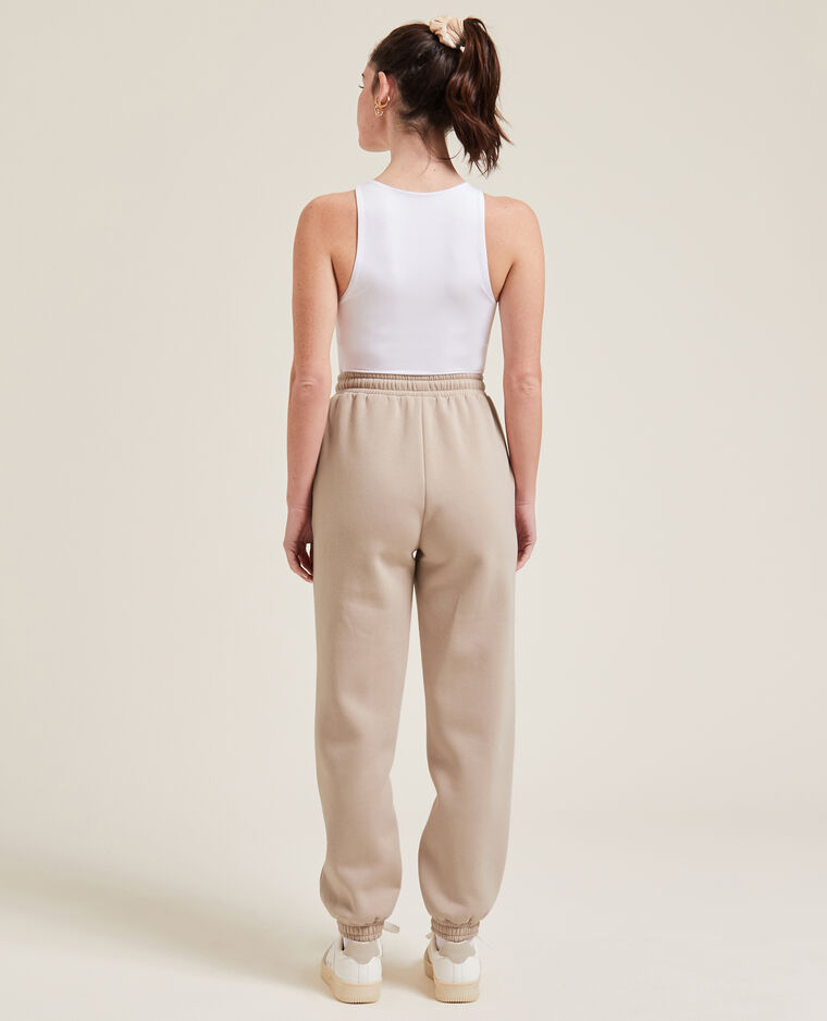 Pantalon de jogging en molleton beige - Pimkie