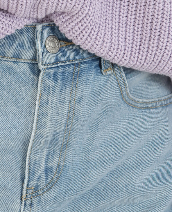 Short en jean mum bleu clair - Pimkie