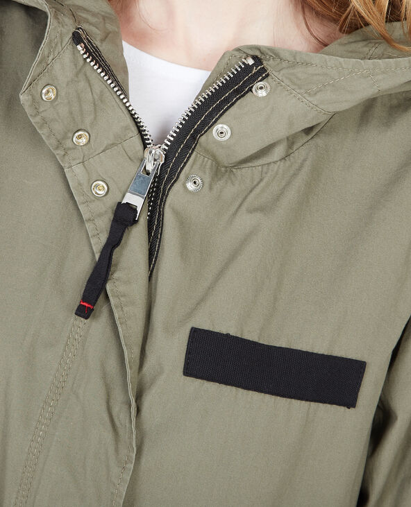 Parka légère à capuche vert kaki - Pimkie