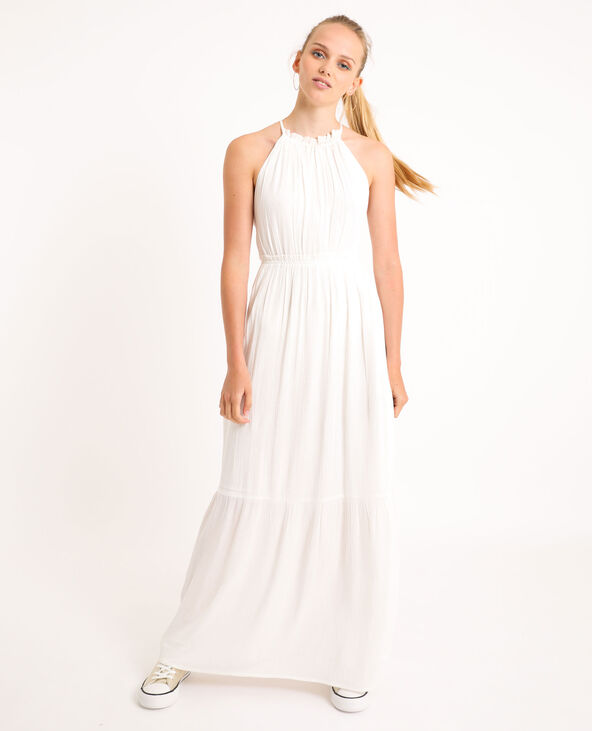 Robe à volants blanc - Pimkie