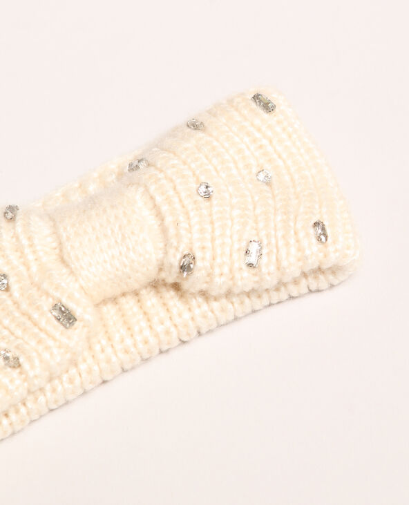 Headband à strass blanc - Pimkie