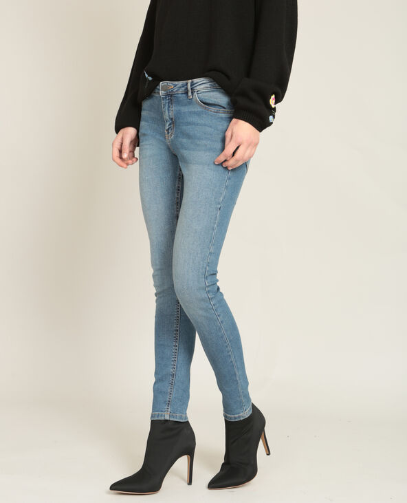 Jean skinny mid waist bleu marine - Pimkie