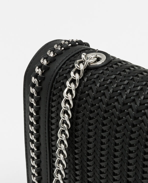 Sac en faux cuir tressé noir - Pimkie