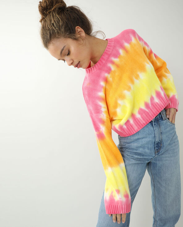 Pull tie and dye jaune - Pimkie
