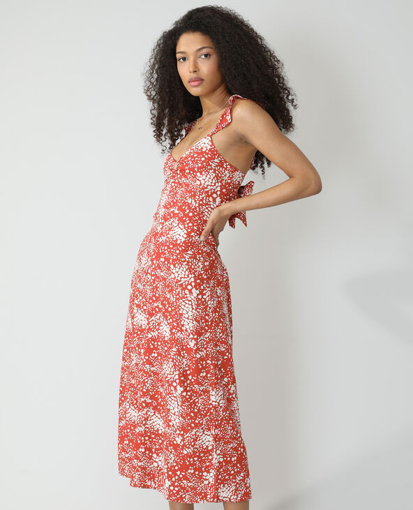 Robe longue marron - Pimkie