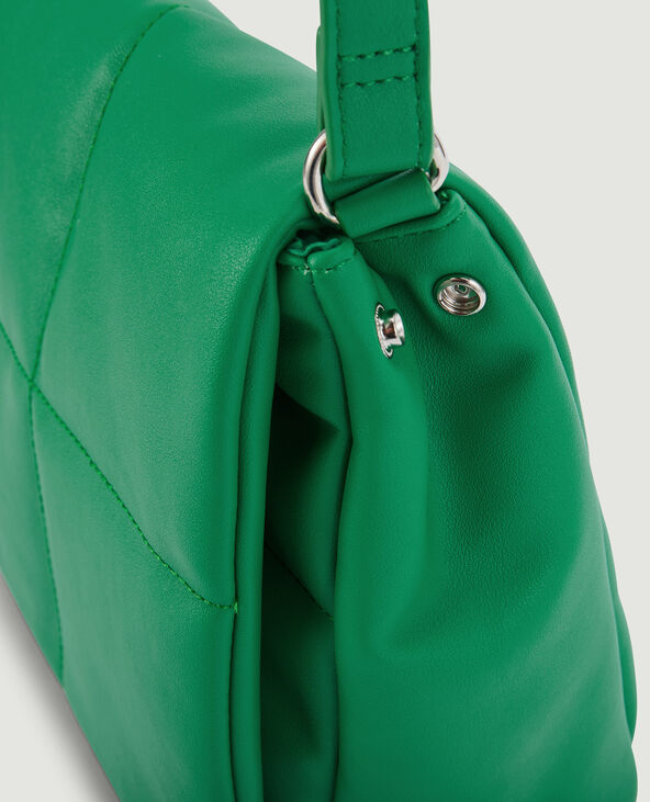 Grand sac matelassé vert - Pimkie