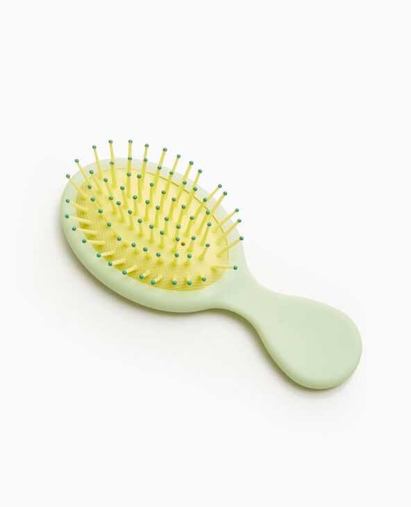 Mini brosse à cheveux vert - Pimkie
