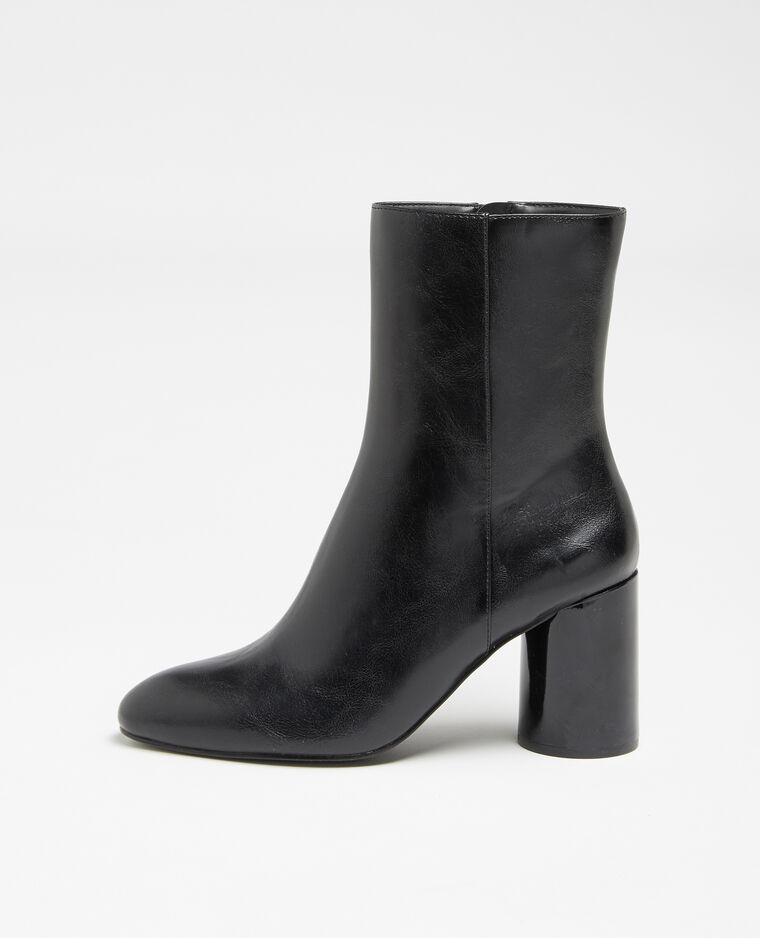 Boots à talons ronds noir - Pimkie