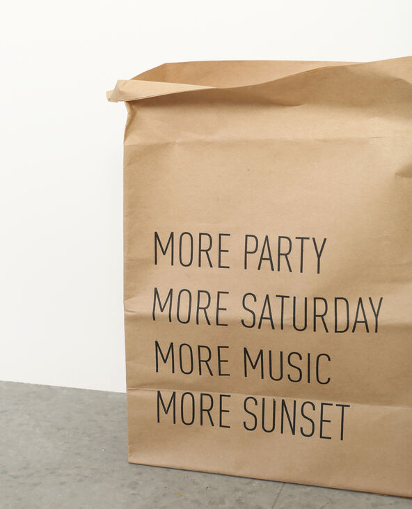 Petit paper bag beige - Pimkie