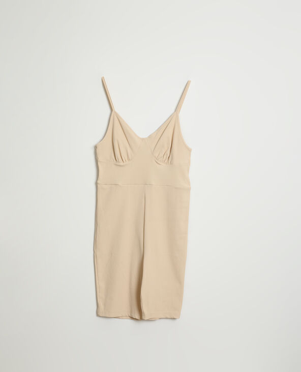 Combishort côtelé rose clair - Pimkie